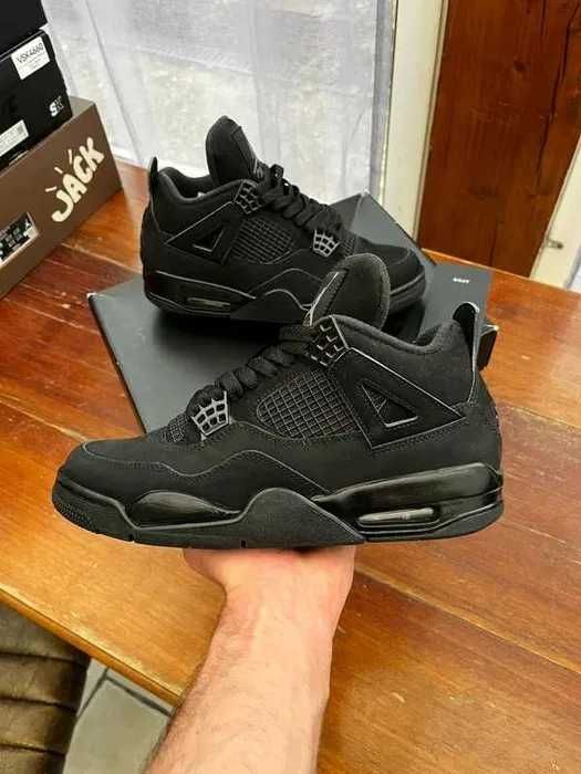 "Buty koszykówki "Jordan _4_Retro_Black_Cat_Roz.42