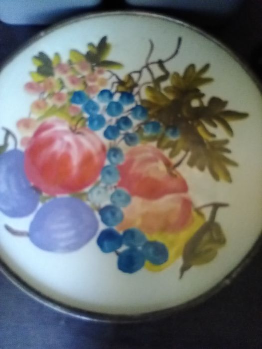 Podstawka PATERA PRL wzór owoce