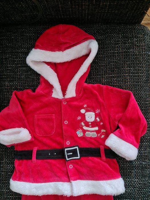 Strój Mikołaja 9-12 mcy rozm. 74/80