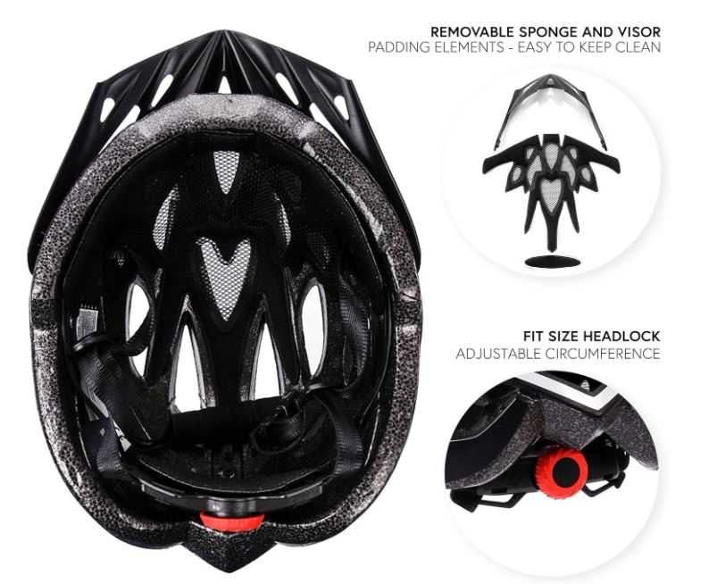 Kask rowerowy Meteor Shimmer rozmiar L (58-61 cm) kolor biały