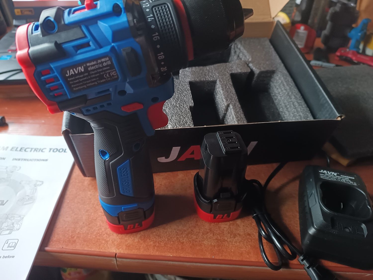 Wkrętarka bezszczotkowa JAVN 70Nm 16,8V