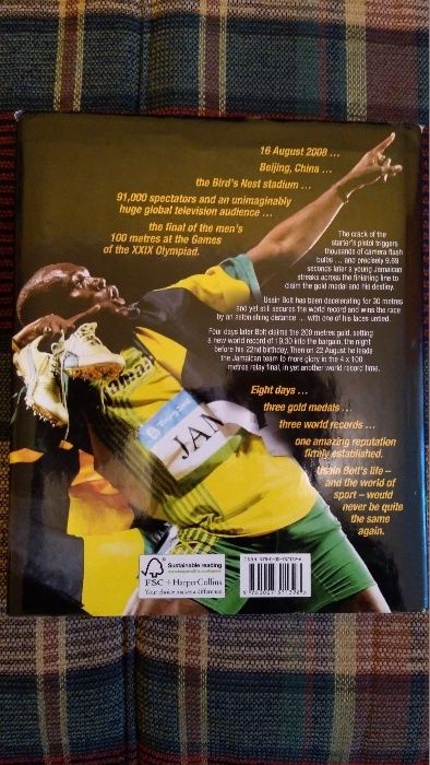 Usain Bolt 9.58 HarperSport, książka