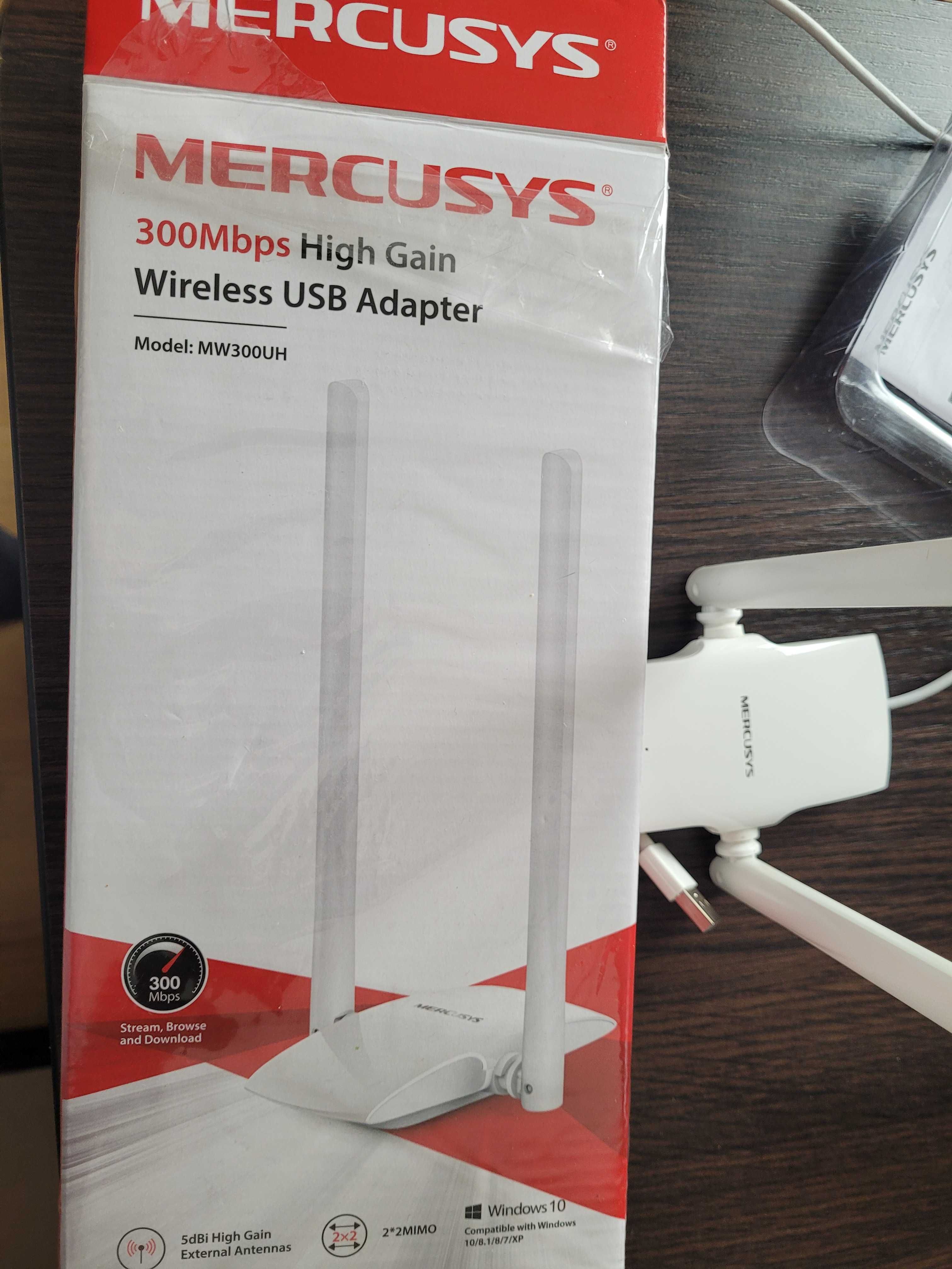 USB Wi Fi адаптер MERCUSYS MW300UH 300 Мбіт/с
