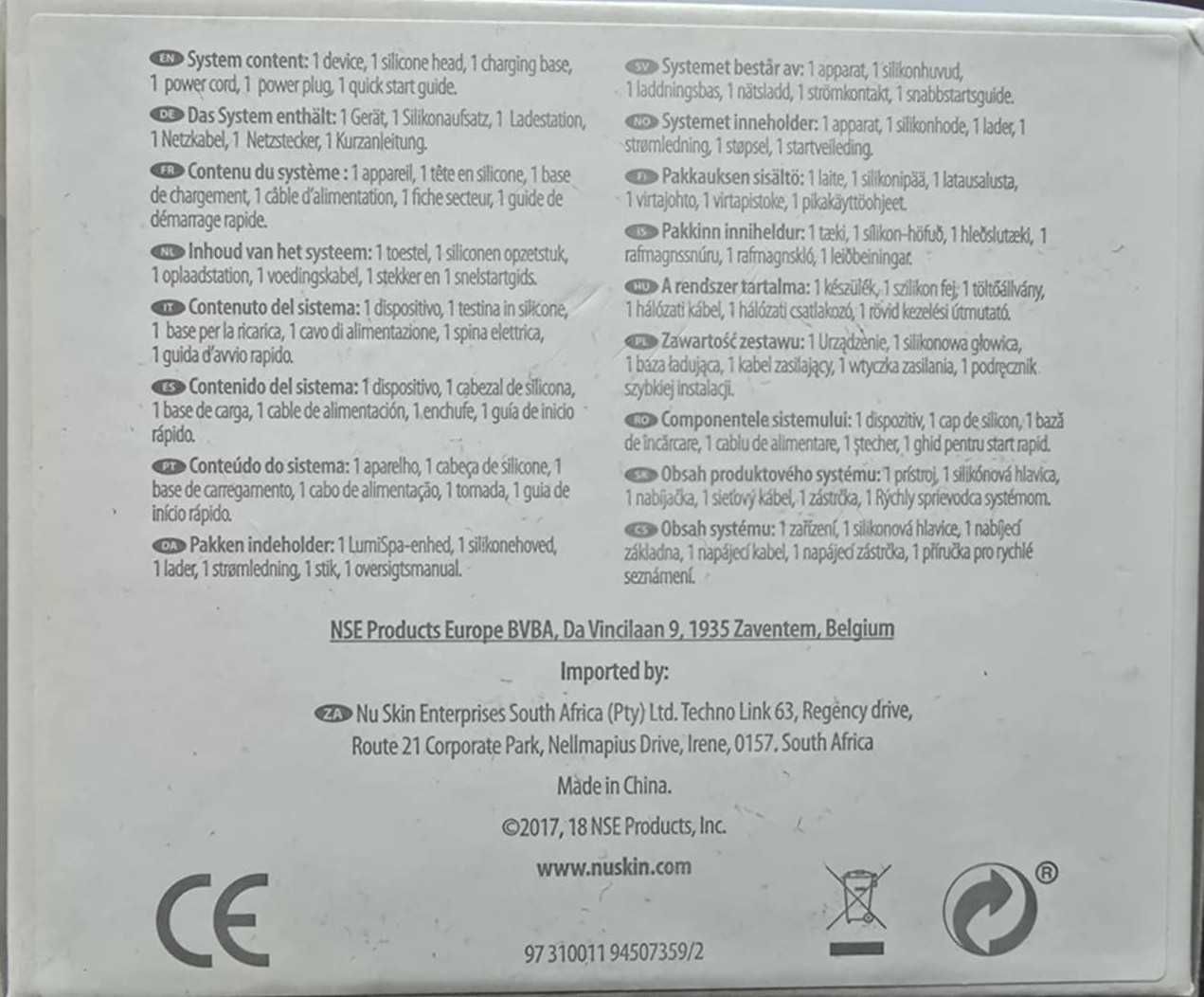 NuSkin LumiSpa urząrzenie do czyszczenia skóry twarzy, prawie jak nowe