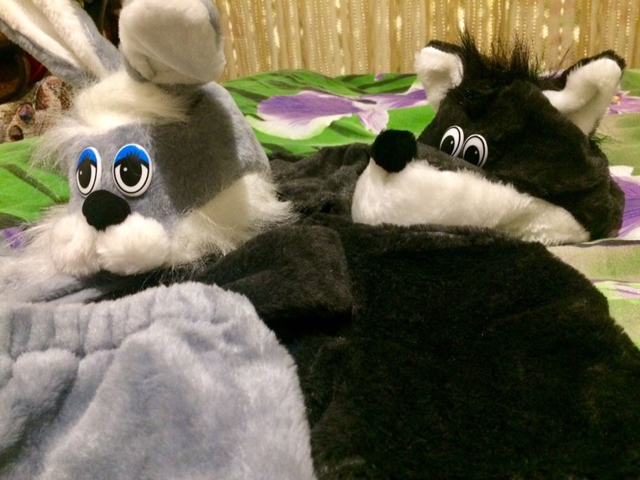 Новорічний костюм прокат 250 грн. вовк зайчик елочка снеговик мышка