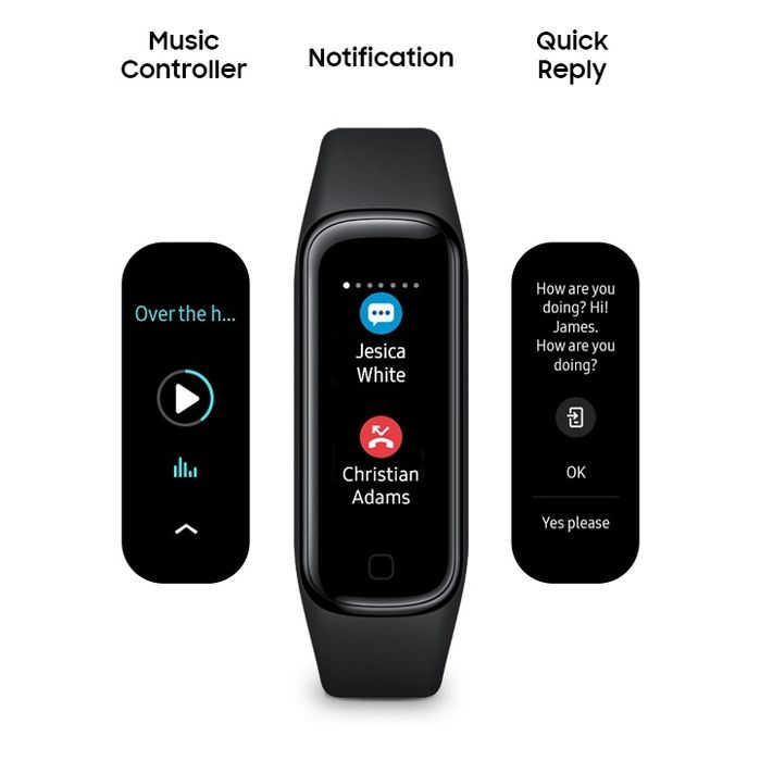 Pulseira Smartband Samsung Galaxy Fit2 - preto