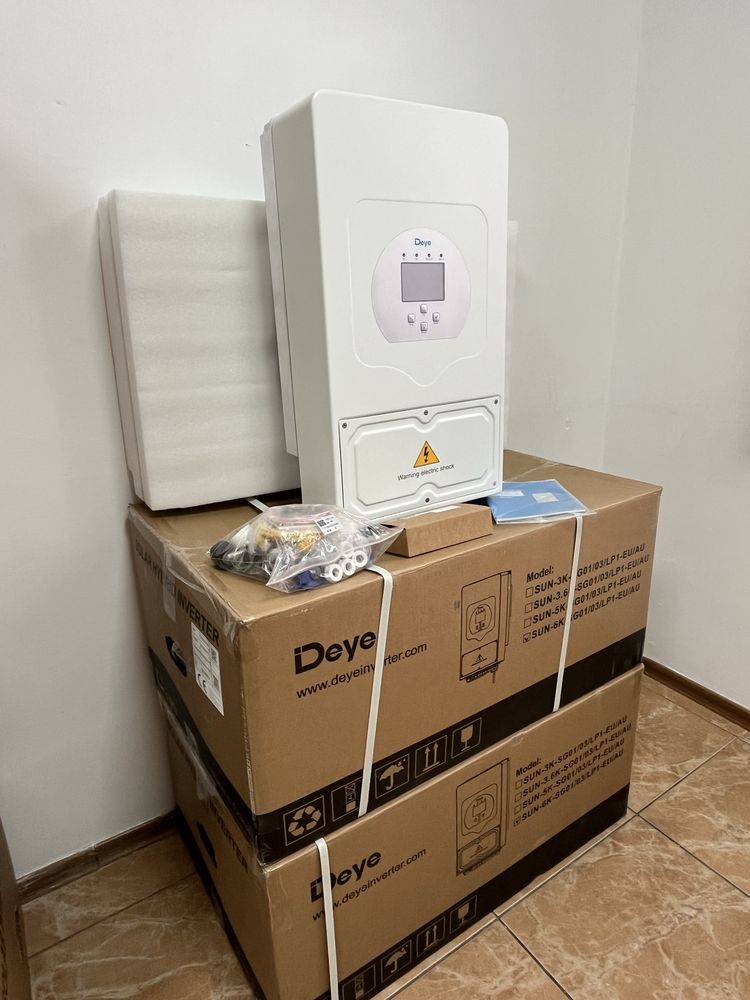 Гібридний інвертор Deye SUN-6k-SG05LP1-EU 6kW, 1ф , 48V