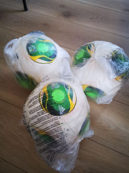 3 piłki Adidas Cafusa oficjalne repliki z Pucharu Konfederacji 2013