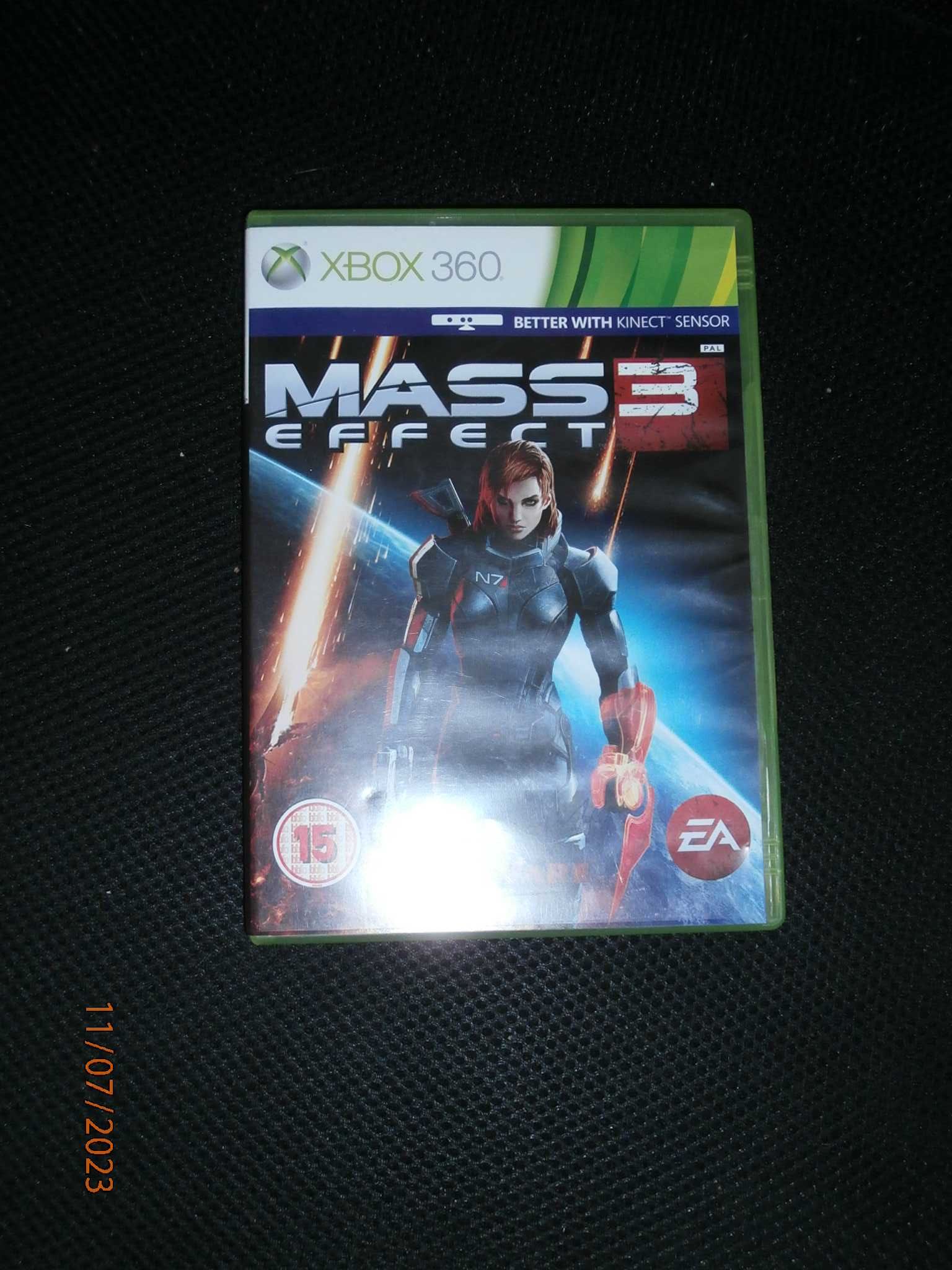 Gry Mass Effect 1, 2 i 3 na Xbox 360 - komplet gier 3 sztuki