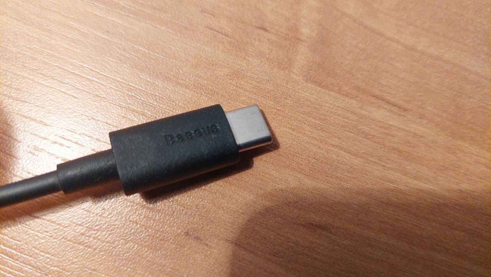 Kabel usb-c usb-c Baseus 60 cm czarny do ładowarki