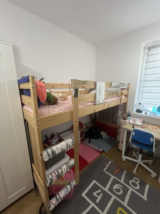 Łóżko na anresoli-sosowe