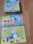 Puzzle Świnka Peppa 2w1 po 50 elementów Trefl