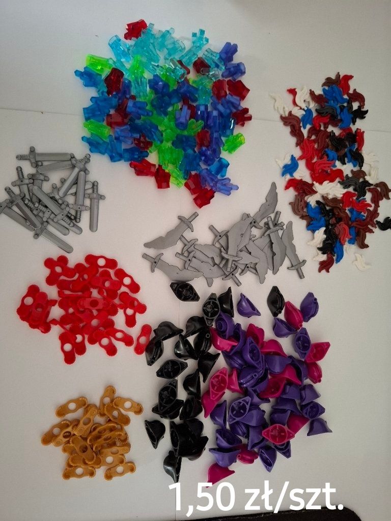 Lego Castle/Pirates bronie, plecaki