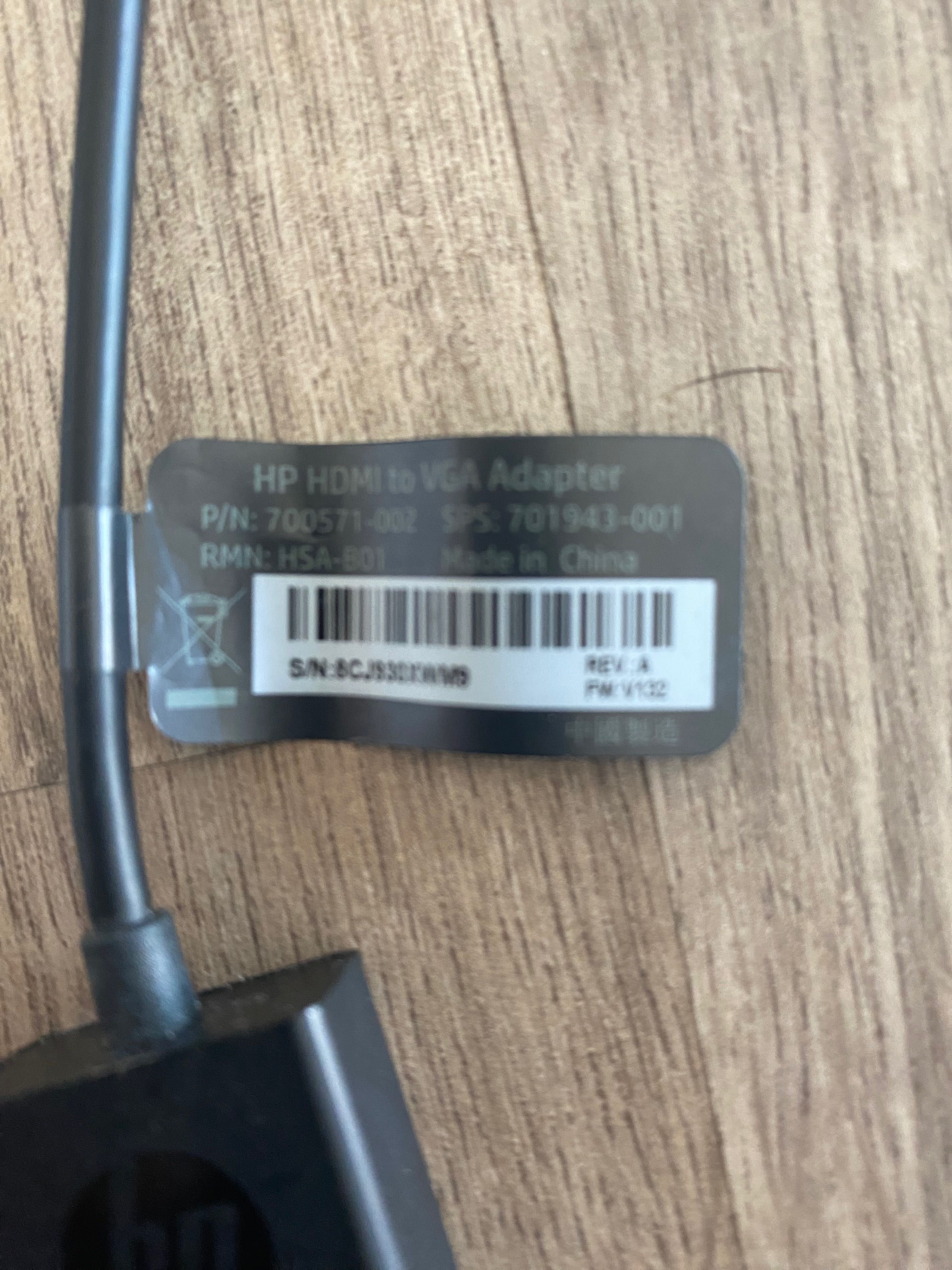 HDMI para VGA da HP - Novo