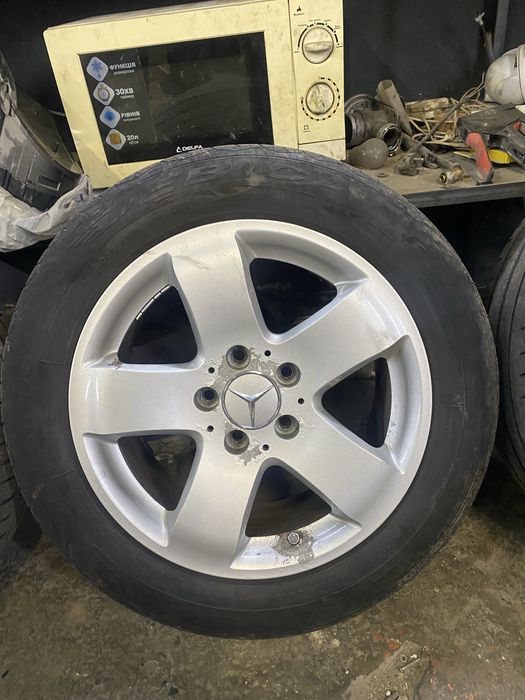Диски мерседес, 16, летние шины, вито, мерседес 124