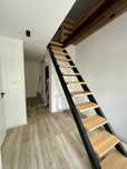 Schody industrialne … loft, drewno i metal