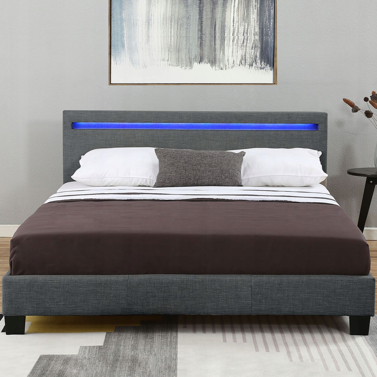 Łóżko do sypialni Verona 120x200 cm LED