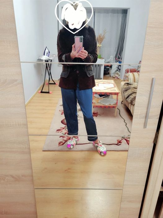 Продам дубленку с мехом лисы