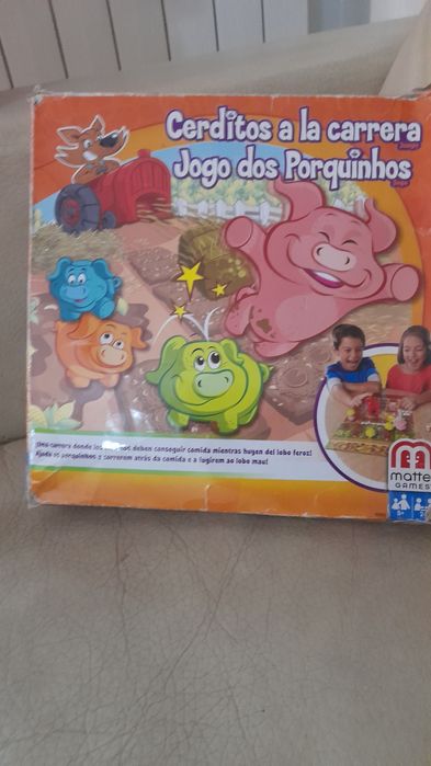 jogos de tabuleiro infantil - Jogo porquinhos