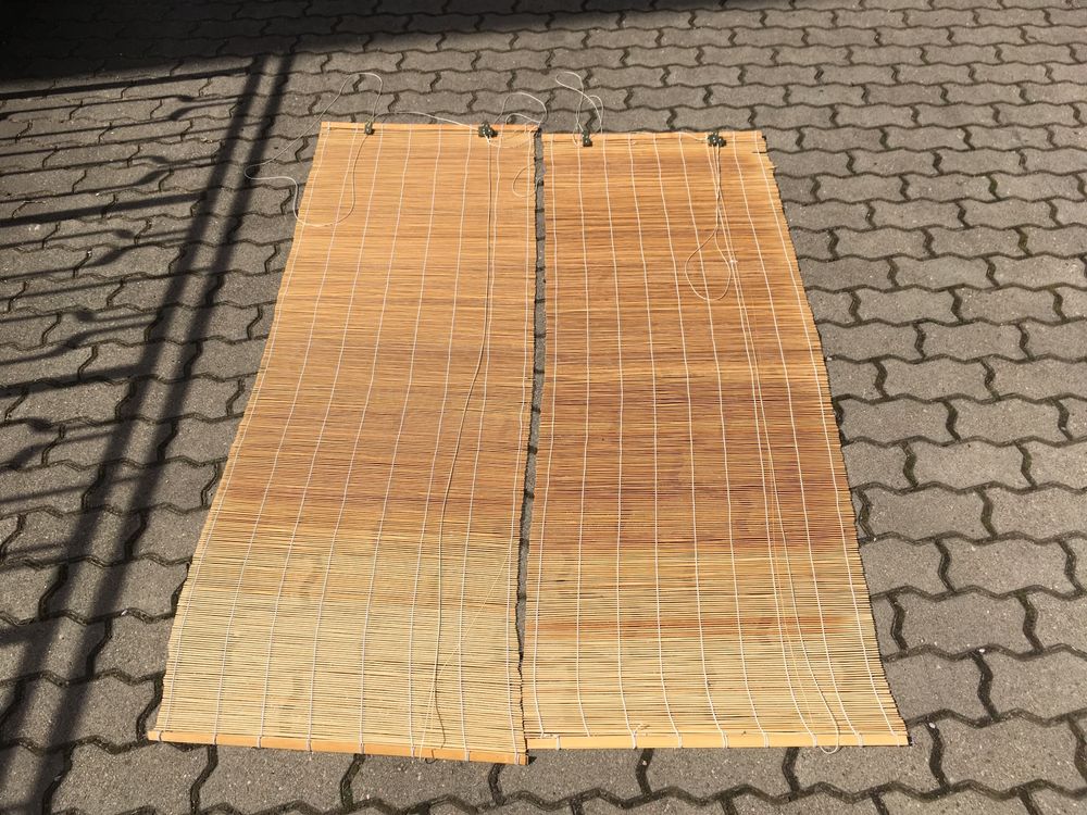 Dwie żaluzje drewniane 150x60 cm