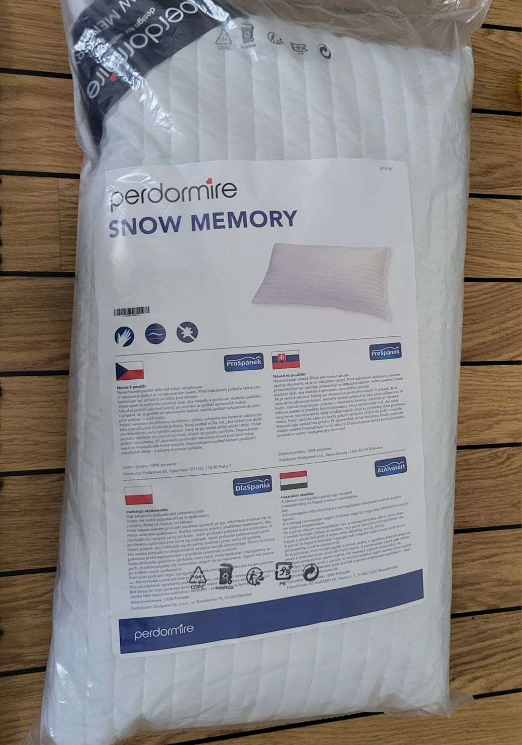 Poduszka Snow Memory Perfomire