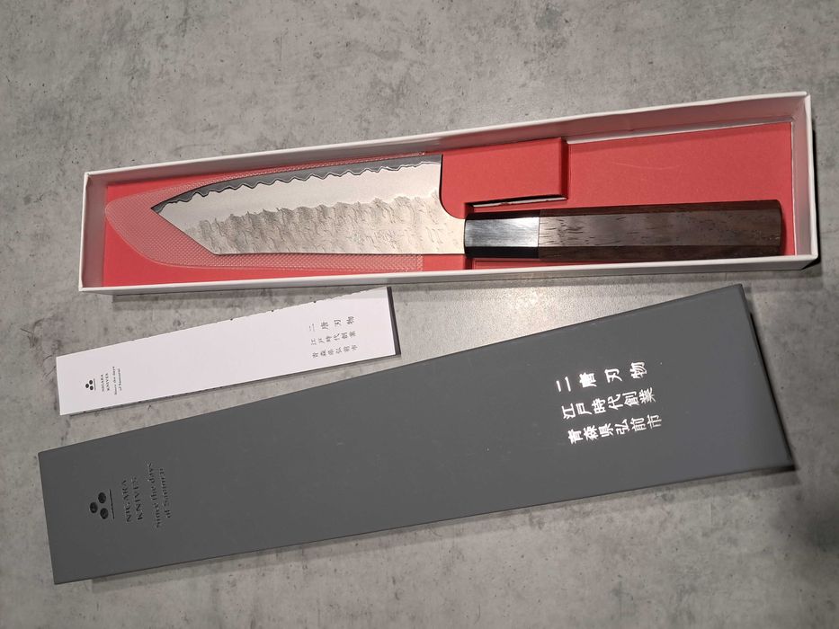 Japoński nóż kuchenny Nigara Migaki Bunka Aogami Super