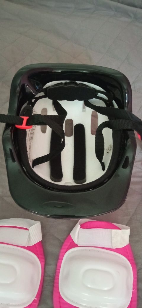 Kask rowerowy z ochroniaczami jednorożec rozmiar 53/54 cm