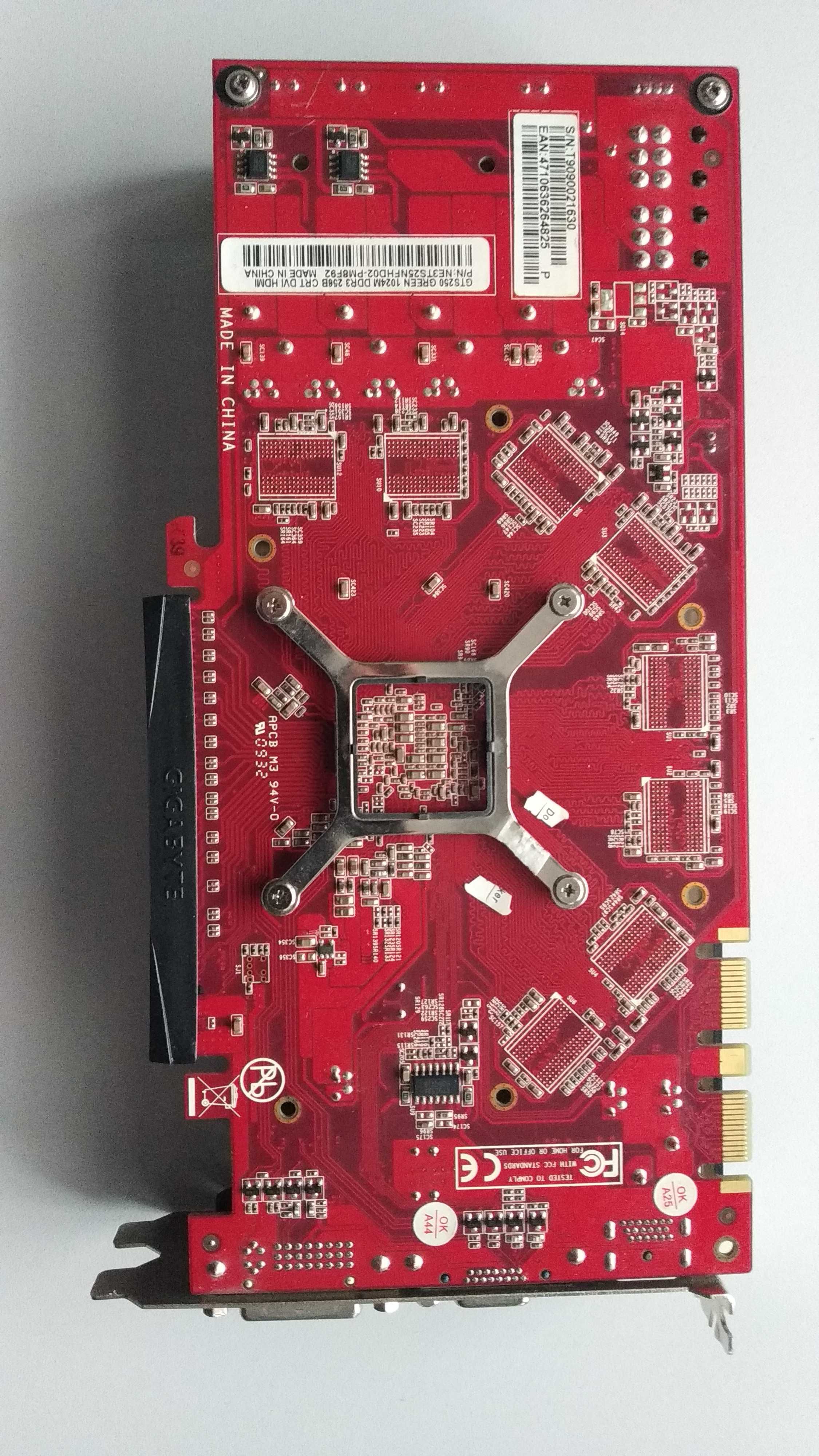 Видеокарта Palit GeForce GTS 250 Green Edition 1Gb полностью рабочая