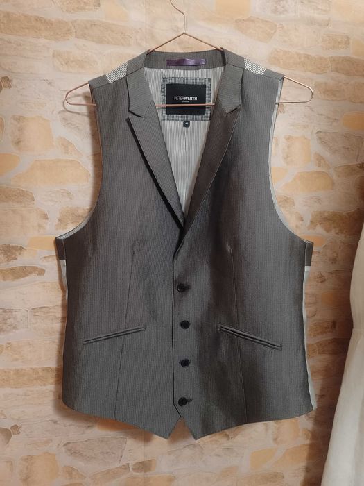 (M) Peter Werth London) Ekskluzywna kamizelka garniturowa z Londynu