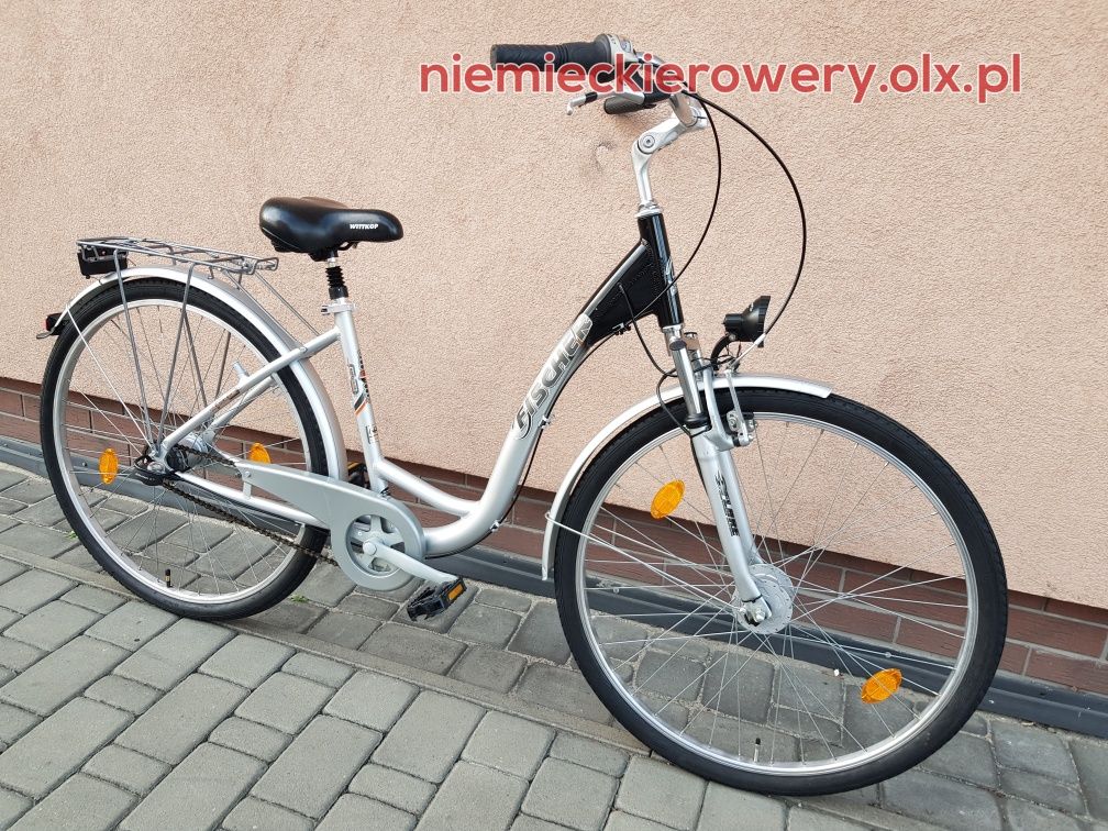Rower damski miejski FISCHER koła 28 SHIMANO aluminium okazja WYSYŁKA