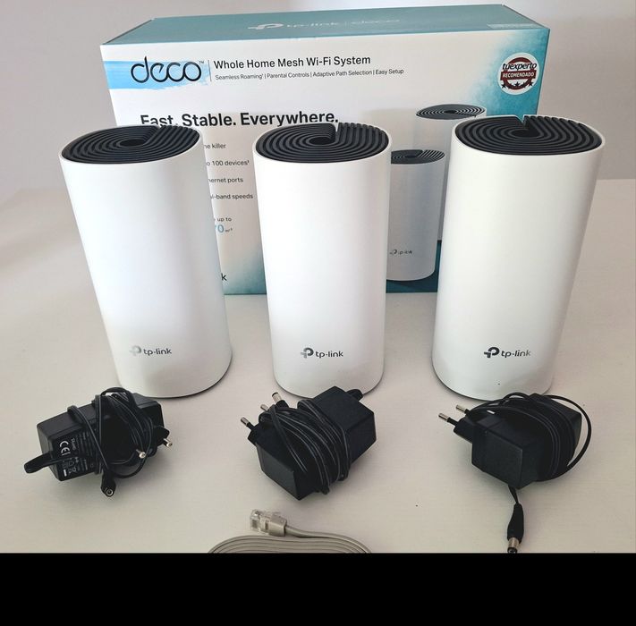 Sistema Mesh TP-LINK Deco M4 (3 Unidades - AC1200 - Dual Band)