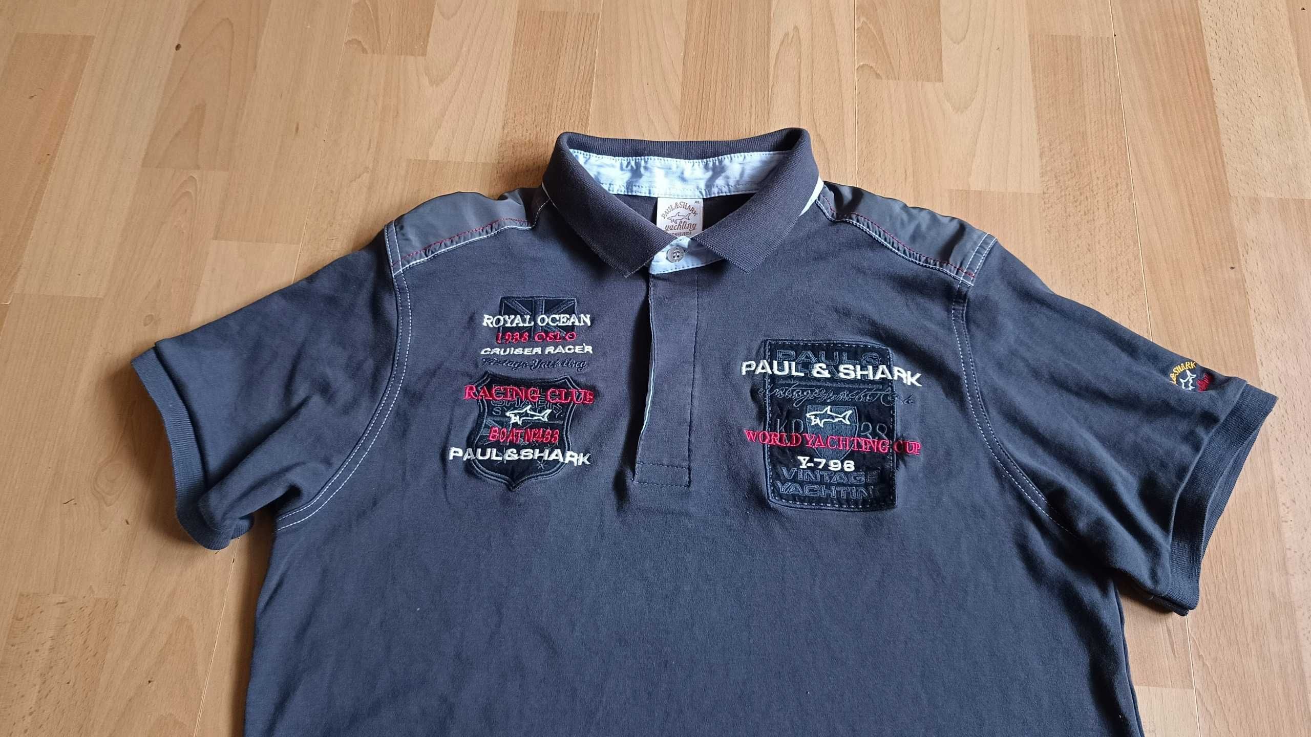 męska koszulka polo PAUL&SHARK r.XL stan bardzo dobry