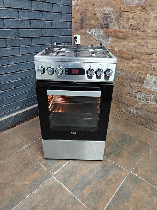 Газова | газовая плита Beko CSM62320DX з нержавійки Доставлю! Занесу!