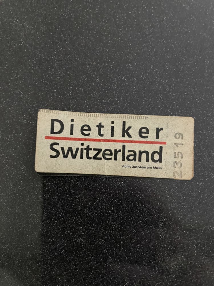 Krzesło 4500 marki Dietiker/Stuhle aus Stein am Rhein 60.VINTAGE