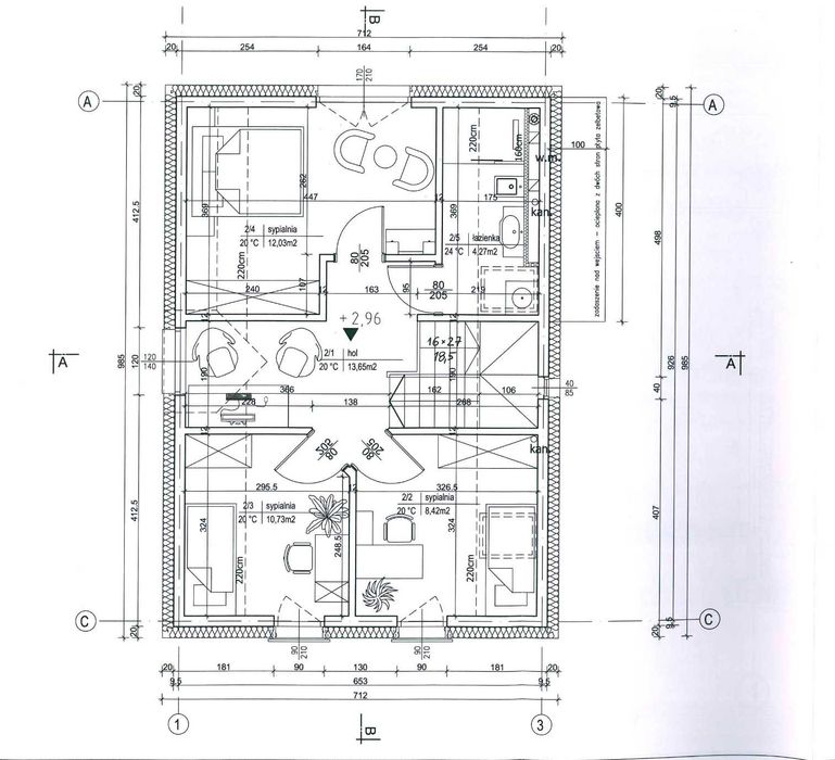 Działka budowlana z mediami, projektem i pozwoleniem na budowę
