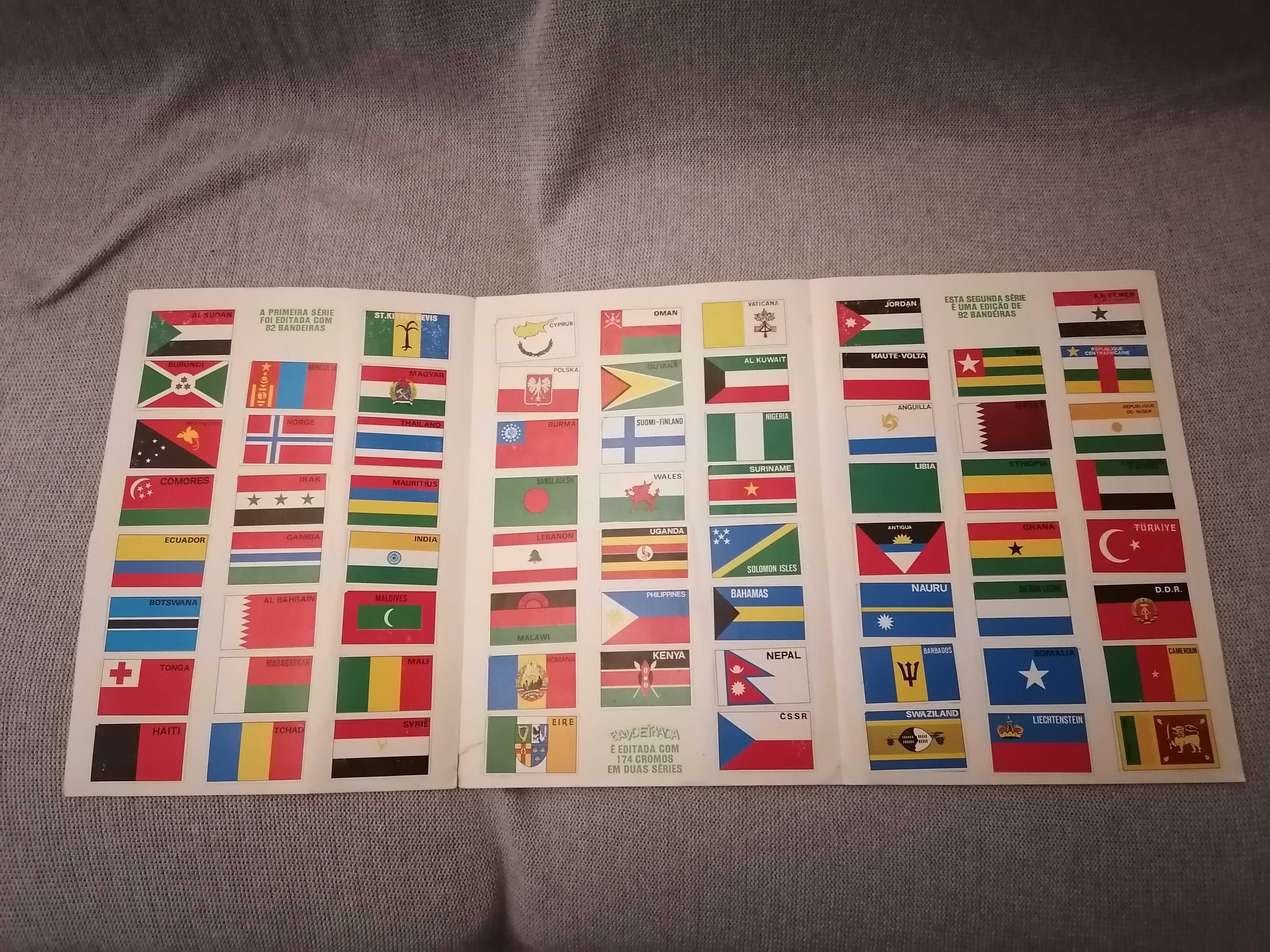 Caderneta Bandeira completa europer