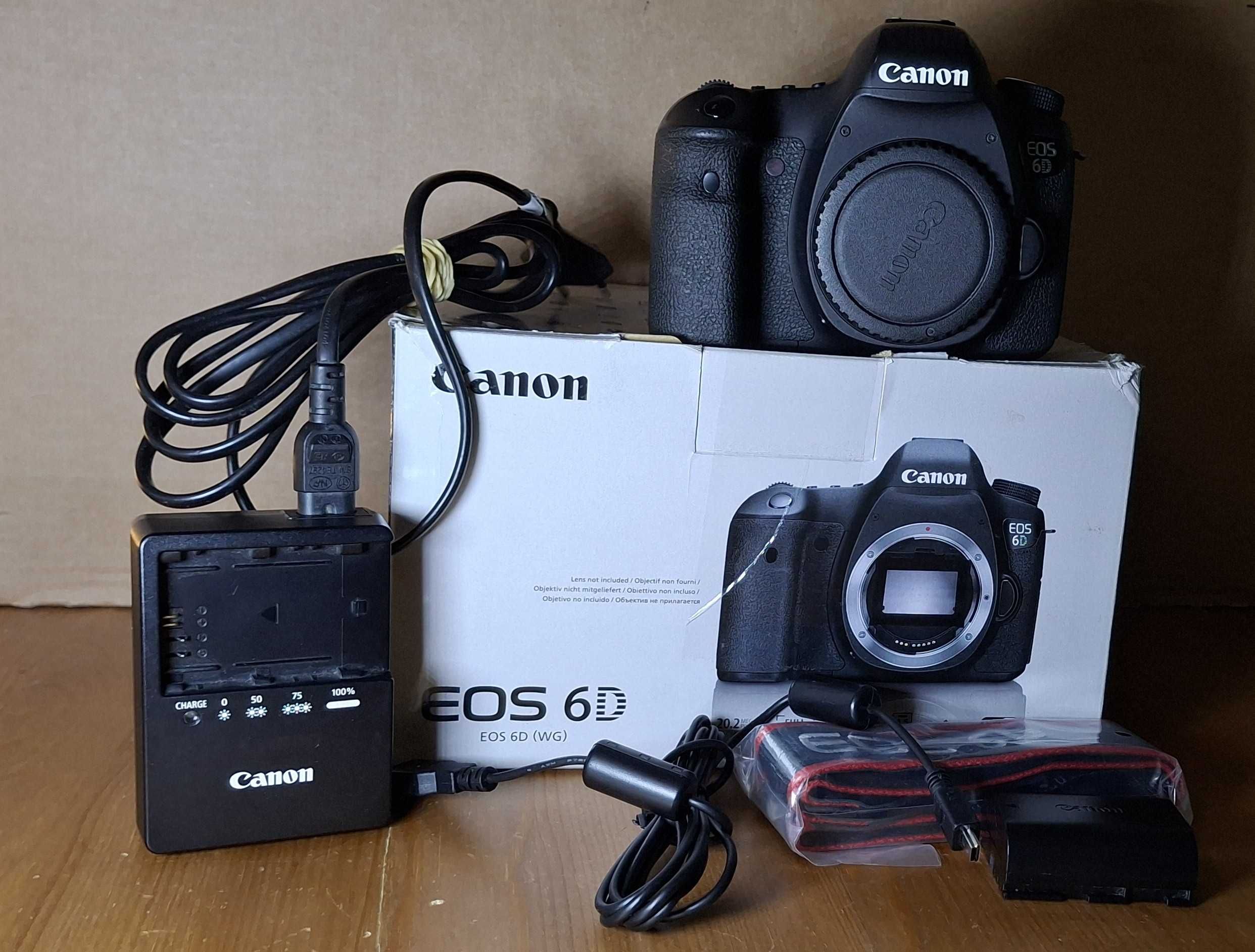 Aparat Canon Eos 6D cały zestaw Polecam