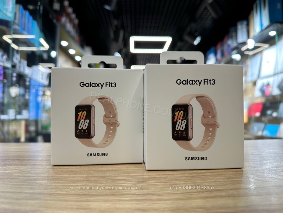 Фітнес-браслет Samsung Galaxy Fit3 Pink Gold (SM-R390NIDA)