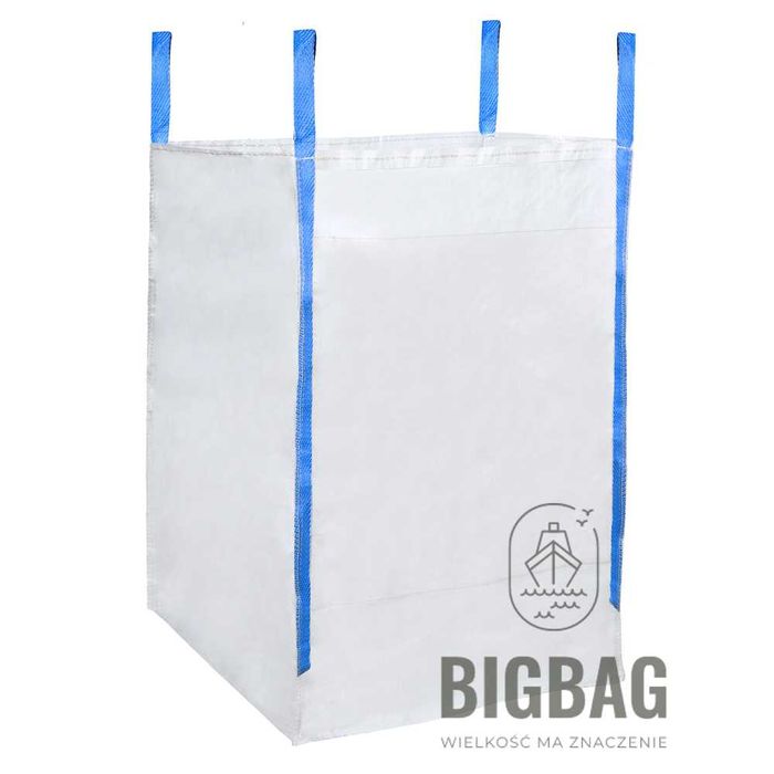 Nowy Big Bag worek 90x90x120cm(+/- 3cm) TONA otwarty