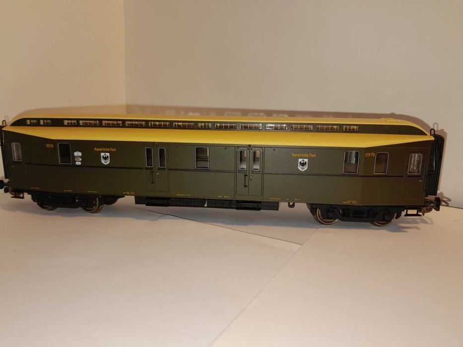 Поштовий 4-вісний вагон. Серія Deutsche Post. Piko 53320 AC. Піко 1:87