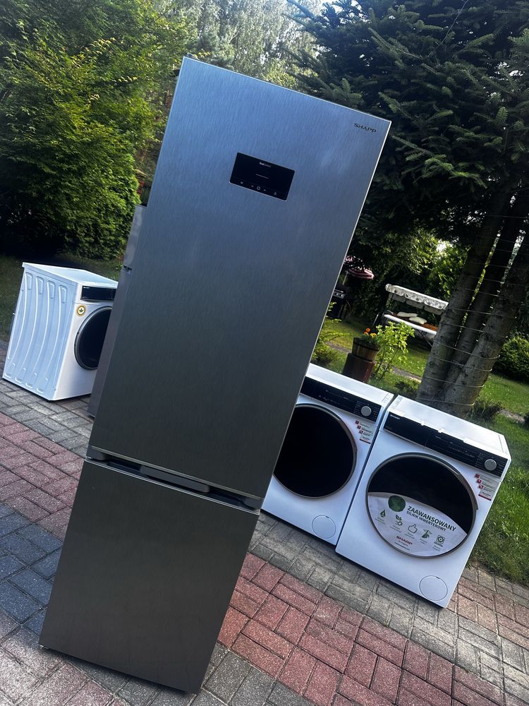 Lodowka Nowa Sharp 180 cm bezszronowa pelny Nofrost
