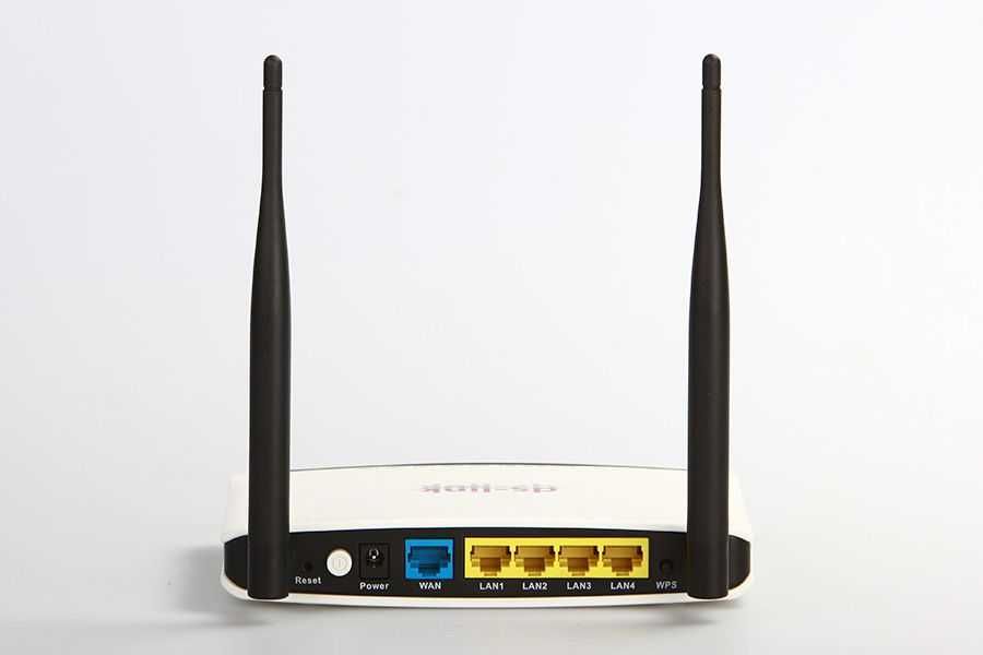 Router DS-LINK DSL 300M WiFi z zewnętrznymi antenami.