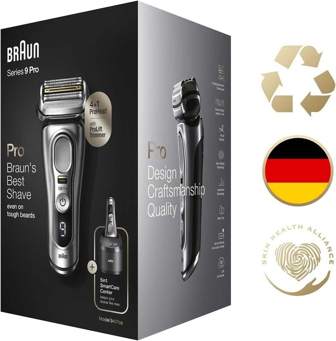 BRAUN SERIES 9 golarka + trymer 9567cc 6 w 1