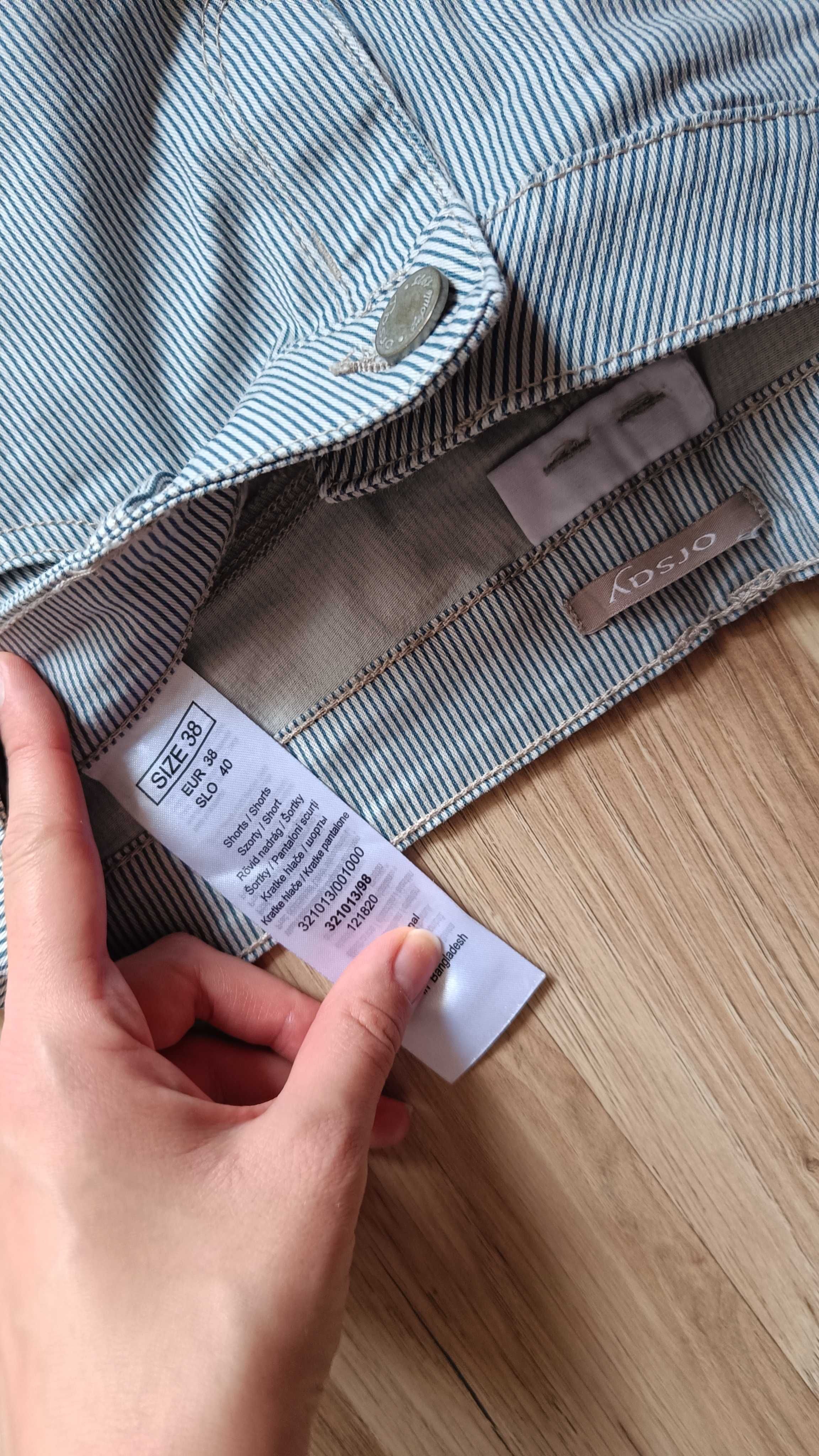 Spodenki w paski Orsay rozmiar 38