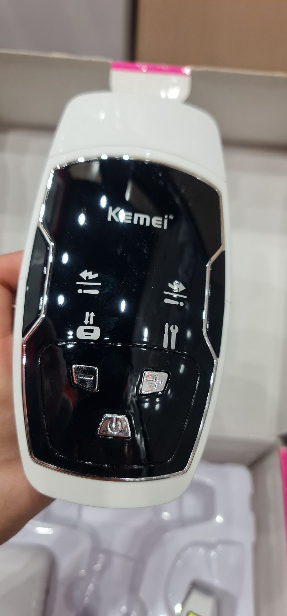 Фото-епілятор Kemei KM-6812 лазерний для обличчя і тіла