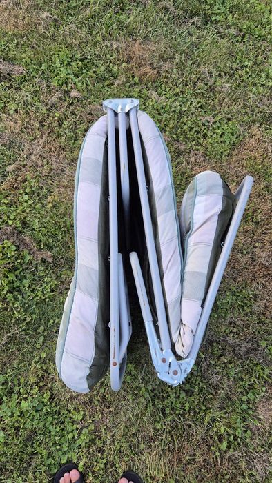 Leżak ogrodowy składany