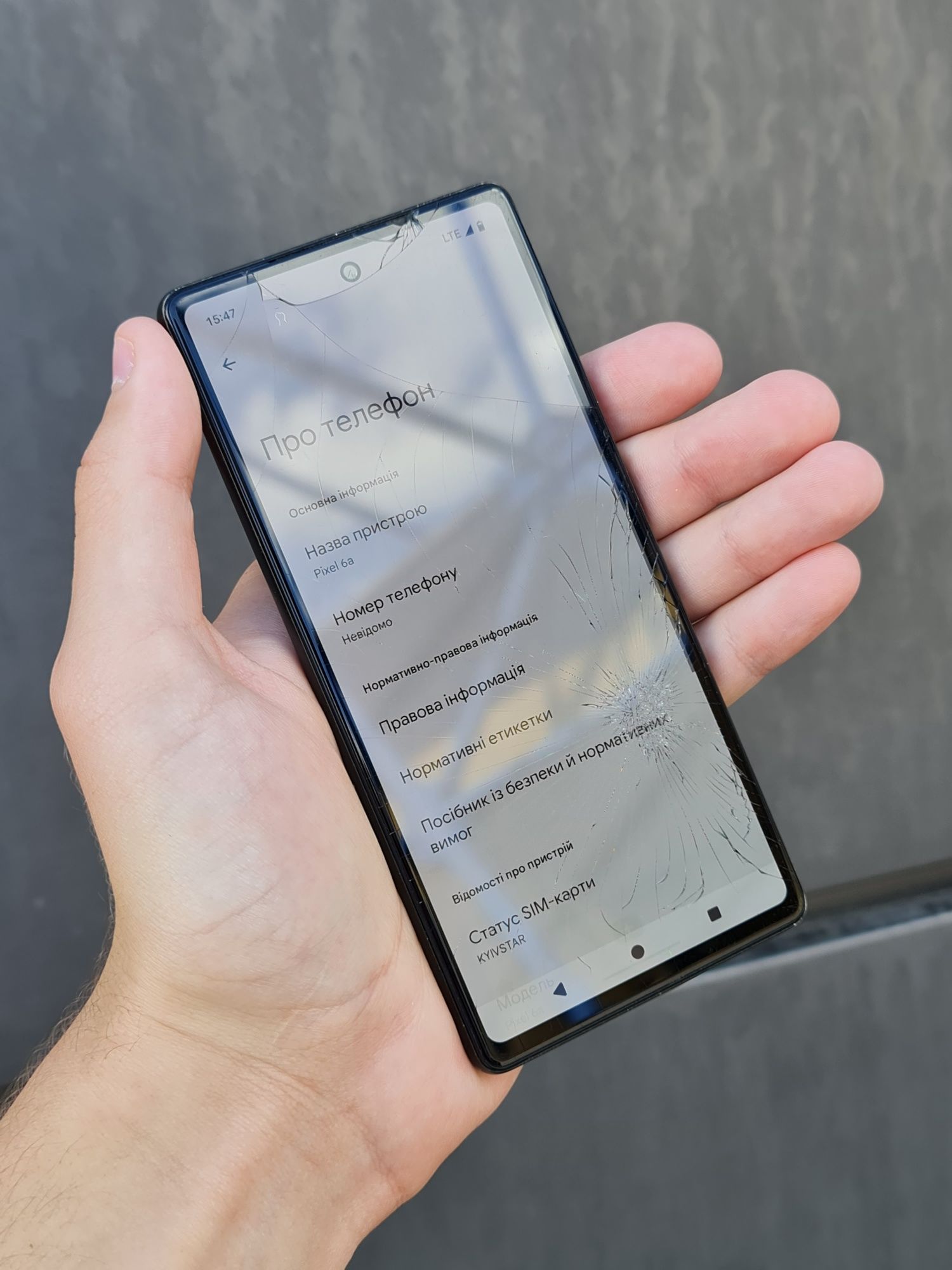 Google pixel 6A Charcoal 6/128 Neverlock.