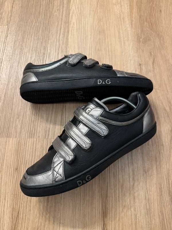 Dolce & Gabbana Butterfly D&G velcro Low Top sneakers 41 buty Vintage