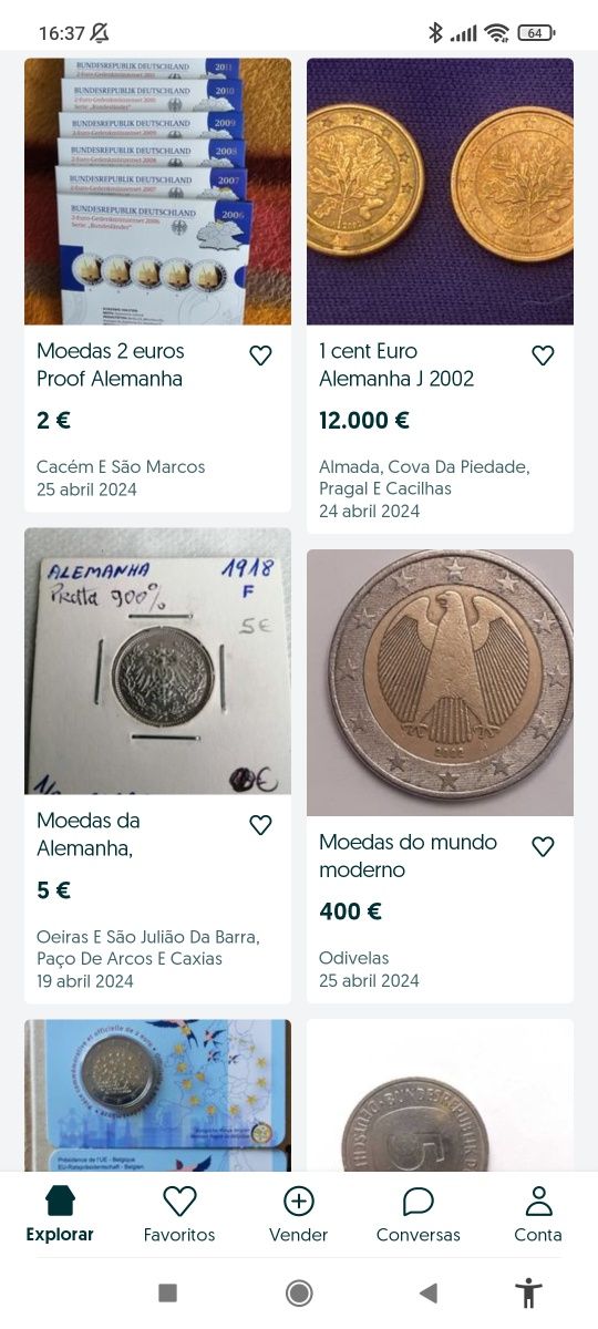 Moeda 2 euros rara (Alemanha 2002)