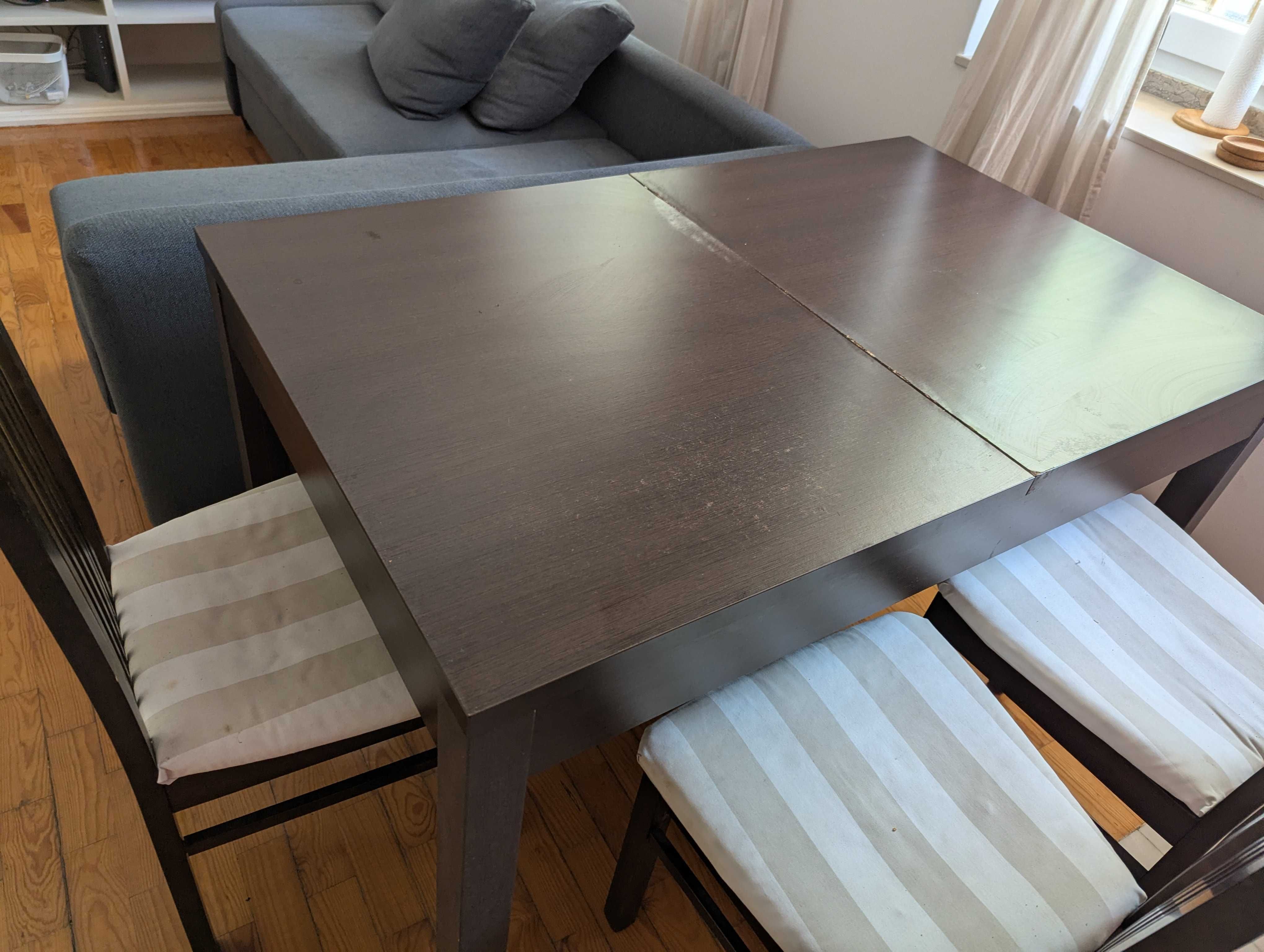 Mesa de jantar + 3 cadeiras